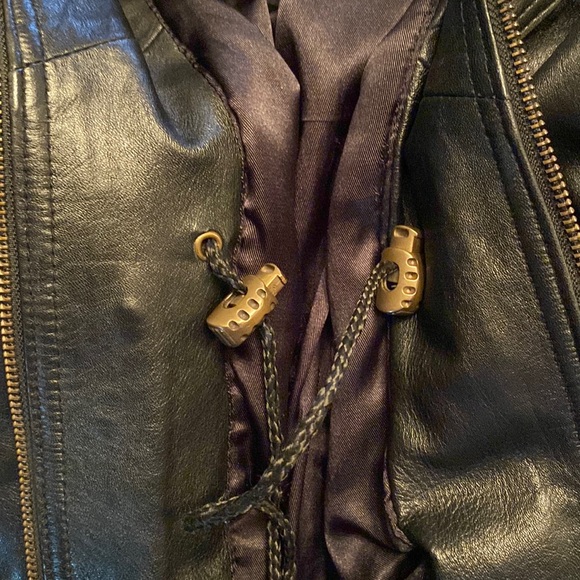 Vintage Heavyweight Leather Coat By F C I Leather Garments. See Pics! SZ L - Picture 4 of 15